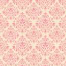 Printed Wafer Paper - Pink Damask